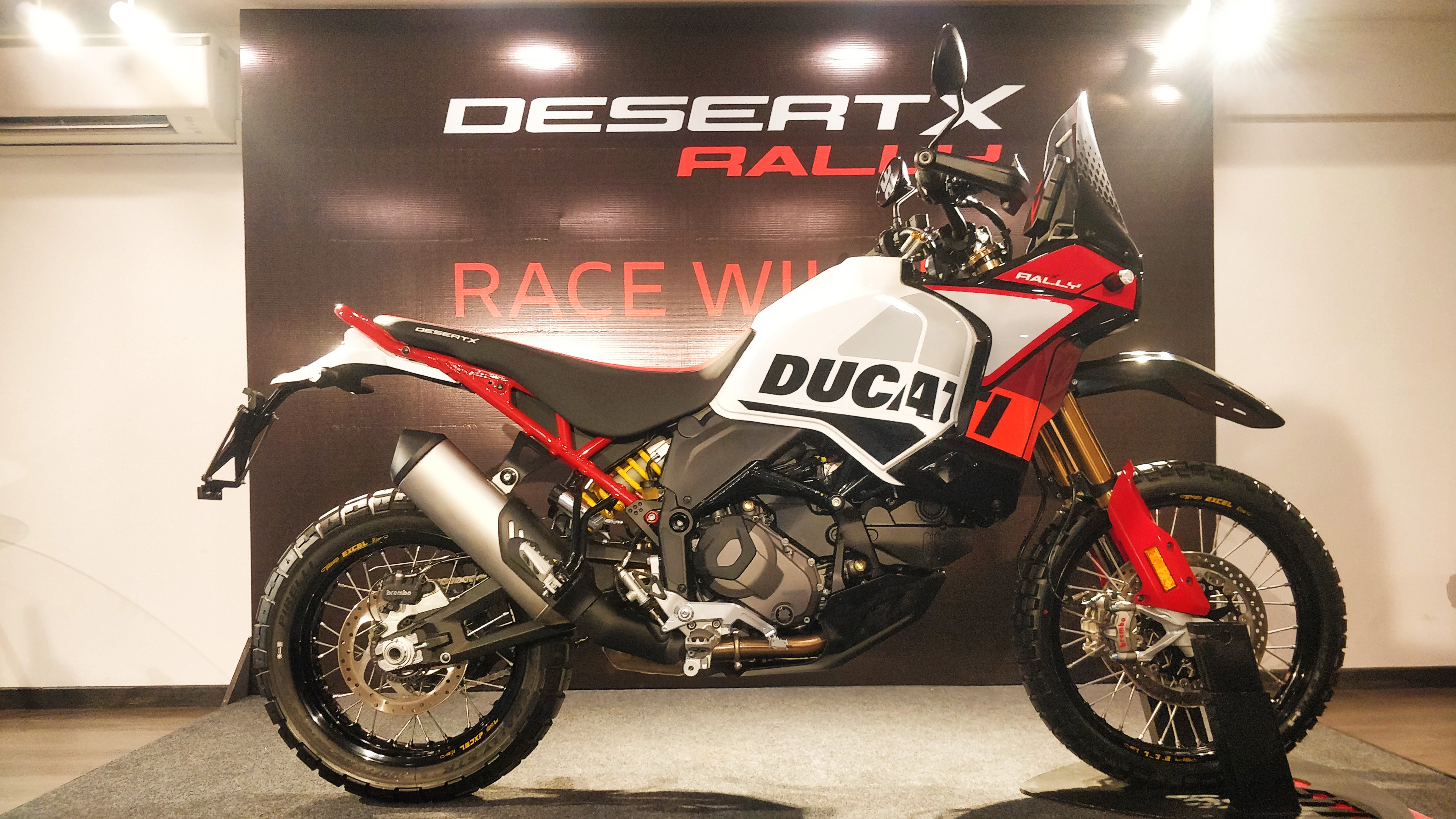 Ducati DesertX Rally Delivery