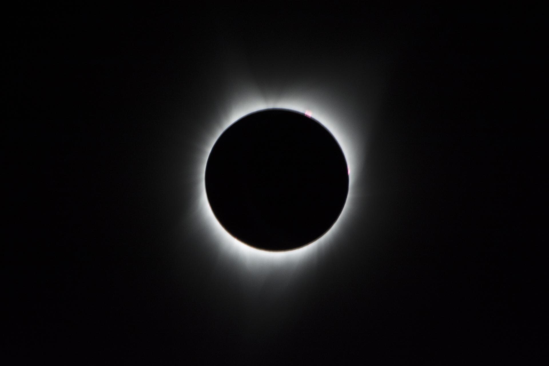 Total Solar eclipse captured by NASA