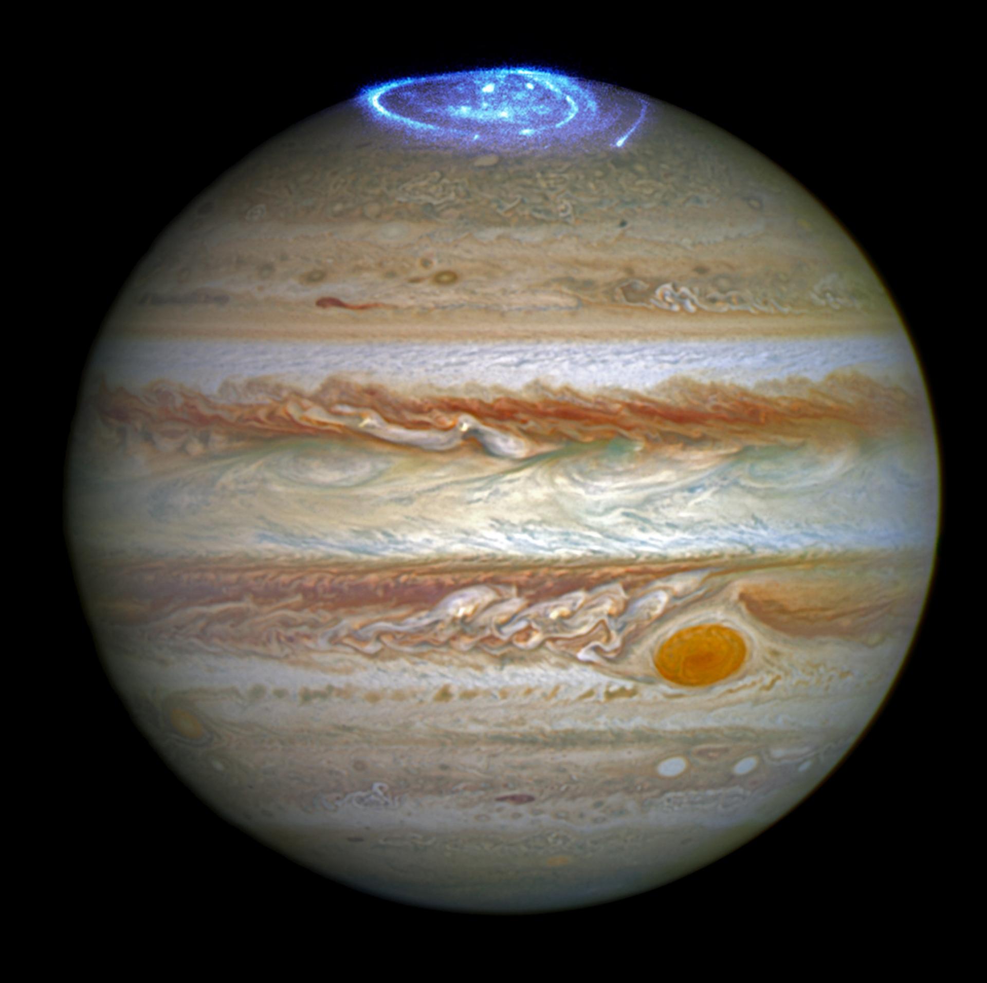 Jupiter with Aurorae. (Photo: NASA)