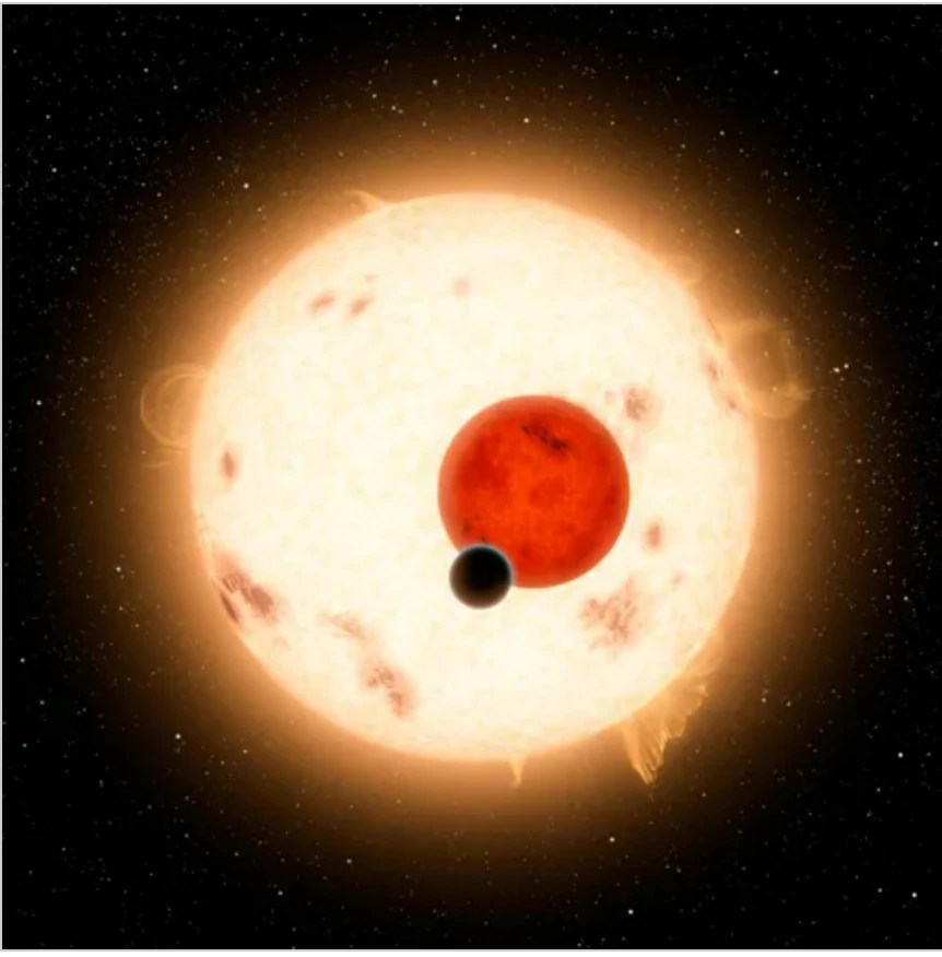 NASA image of Kepler 16 B.